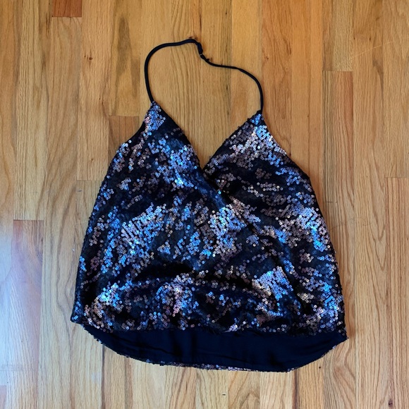 Tops - Sequin halter top